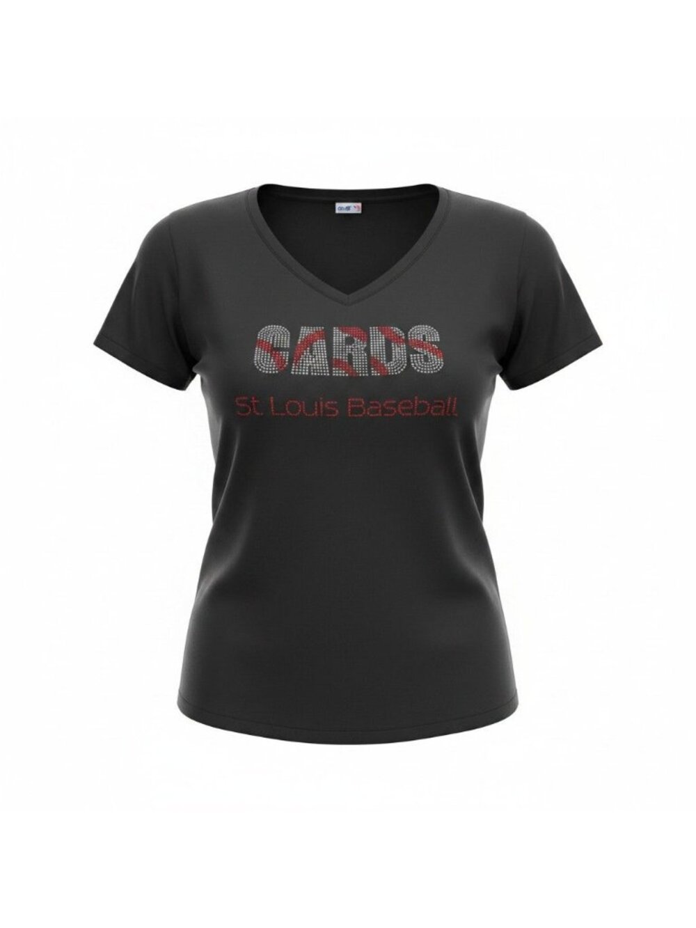 Women’s St. Louis Cardinals Bejeweled Tee – Size XL (16–18)